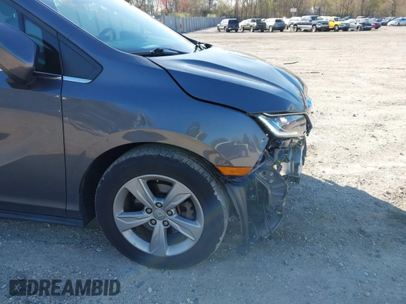 2020 Honda Odyssey EX with VIN 5FNRL6H54LB052660, listed as a IAAI auction lot 42051157 with 51,159 mi miles and . Bid and sale history available at DreamBid. Image 17.