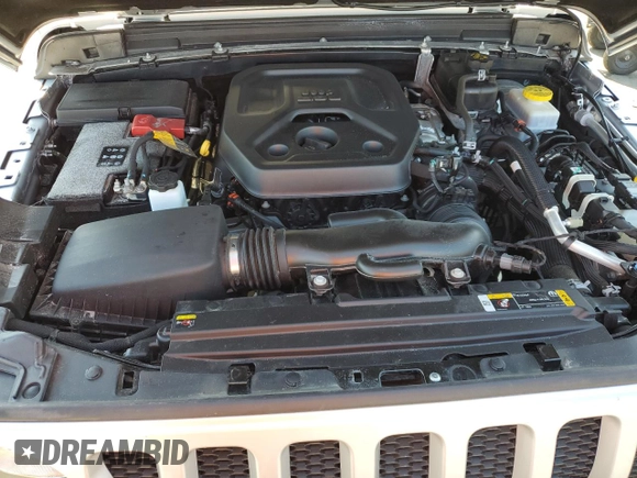 2023 Jeep Wrangler Willys with VIN 1C4HJXDNXPW702199, listed as a Copart auction lot 53815985 with 24,943 mi miles and Clean Title. Bid and sale history available at DreamBid. Image 12.
