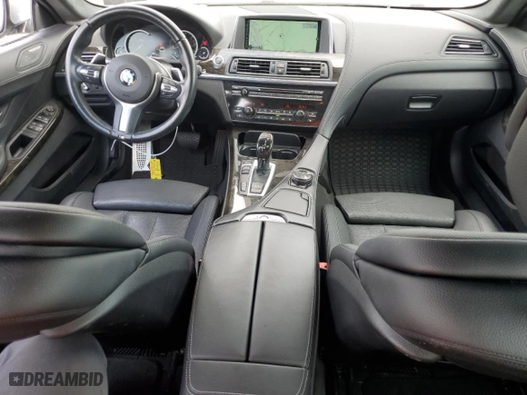 2015 BMW 6 Series 640i xDrive with VIN WBA6B8C53FD453229, listed as a Copart auction lot 60371214 with 116,624 mi miles and Salvage Title. Bid and sale history available at carsss.com. Image 8.