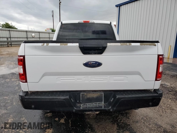 2018 Ford F-150 XL with VIN 1FTFX1E52JKE93864, listed as a Copart auction lot 55618805 with 157,540 mi miles and Clean Title. Bid and sale history available at DreamBid. Image 6.
