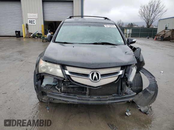 2007 Acura MDX Technology with VIN 2HNYD28497H536410, listed as a Copart auction lot 52155855 with 176,016 mi miles and Salvage Title. Bid and sale history available at DreamBid. Image 5.