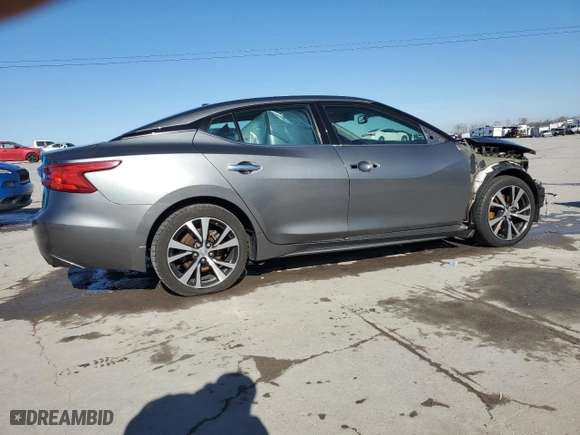 2017 Nissan Maxima SV with VIN 1N4AA6AP1HC432581, listed as a Copart auction lot 48692635 with 94,638 mi miles and Salvage Title. Bid and sale history available at carsss.com. Image 3.