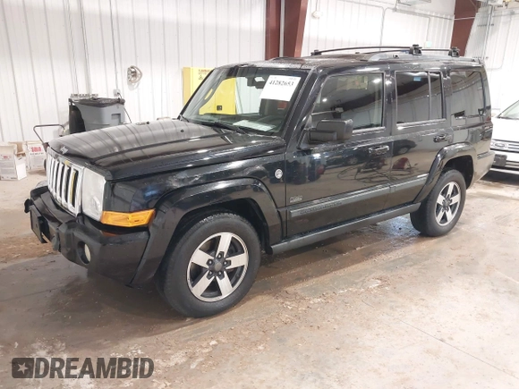 2008 Jeep Commander Sport with VIN 1J8HG48N48C180284, listed as a IAAI auction lot 41282653 with 158,857 mi miles and . Bid and sale history available at DreamBid. Image 2.