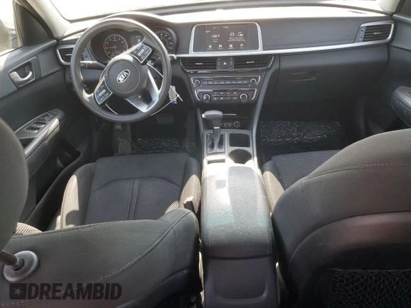 2019 Kia Optima LX z VIN 5XXGT4L31KG329150, wystawiony jako Copart lot #59225935 z przebiegiem 58 253 mil mil oraz Szkoda całkowita • Salvage title. Historia ofert i sprzedaży dostępna na DreamBid. Obrazek 8.