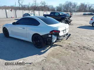2023 BMW M2 with VIN 3MF13DM04P8D56879, listed as a IAAI auction lot 41174901 with 11,459 mi miles. Bid and sale history available at carsss.com. Image 3.