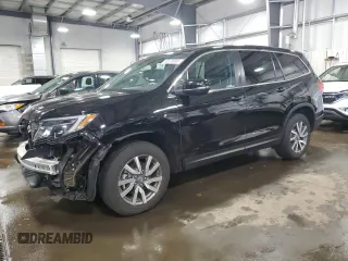 2019 Honda Pilot EX-L z VIN 5FNYF6H48KB031707, wystawiony jako Copart lot #56376395 z przebiegiem 58 638 mil mil oraz Szkoda całkowita • Salvage title. Historia ofert i sprzedaży dostępna na DreamBid. Obrazek 1.