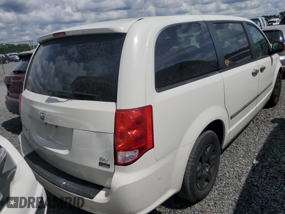 2012 Ram Cargo Van with VIN 2C4JDGAG9CR176648, listed as a Copart auction lot 73706074 with 0 mi miles and Salvage Title. Bid and sale history available at carsss.com. Image 3.