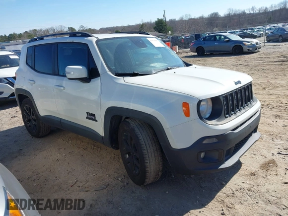 2018 Jeep Renegade Latitude with VIN ZACCJABB1JPH40117, listed as a IAAI auction lot 41676837 with 166,858 mi miles and . Bid and sale history available at DreamBid. Image 1.