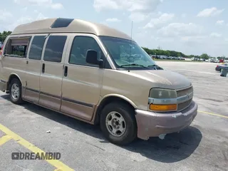 2005 Chevrolet Express Cargo YF7 Upfitter with VIN 1GBFG15T851259470, listed as a IAAI auction lot 42438795 with 313,616 mi miles and . Bid and sale history available at DreamBid. Image 1.