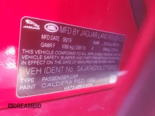 2020 Jaguar XE R-Dynamic S z VIN SAJAT4GX3LCP58893, wystawiony jako Copart lot #48403535 z przebiegiem 72 846 mil mil oraz Szkoda całkowita • Salvage title. Historia ofert i sprzedaży dostępna na DreamBid. Obrazek 12.