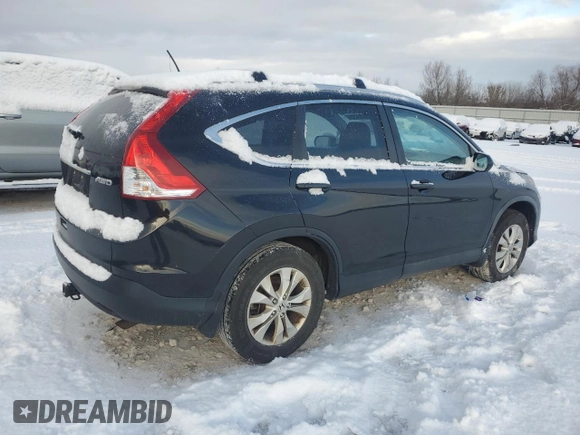 2013 Honda CR-V EX-L with VIN 2HKRM4H70DH615693, listed as a Copart auction lot 86329164 with 196,976 mi miles and Clean Title. Bid and sale history available at carsss.com. Image 3.