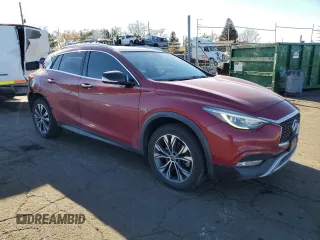 2017 Infiniti QX30 Premium with VIN SJKCH5CR2HA037261, listed as a Copart auction lot 81511084 with 72,345 mi miles and Salvage title. Bid and sale history available at DreamBid. Image 4.