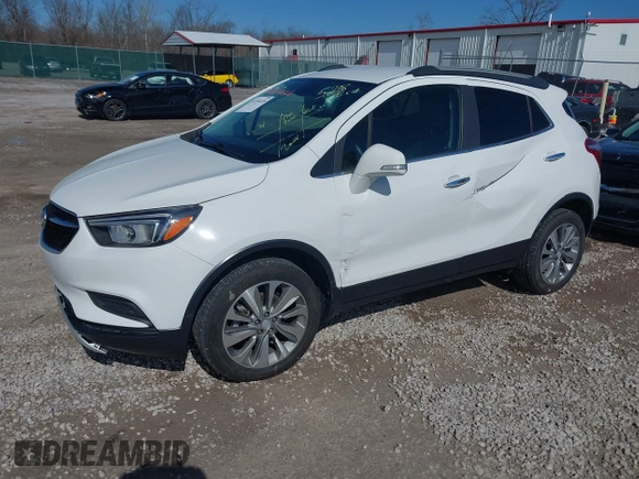 2019 Buick Encore Preferred with VIN KL4CJESB8KB909563, listed as a IAAI auction lot 41764126 with 61,391 mi miles. Bid and sale history available at carsss.com. Image 19.