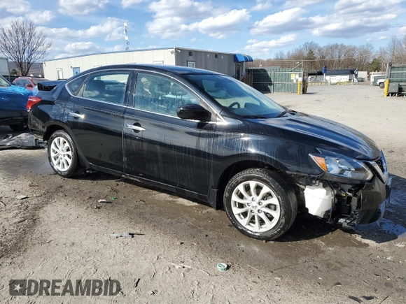 2019 Nissan Sentra SV with VIN 3N1AB7AP5KY438110, listed as a Copart auction lot 50462135 with 47,268 mi miles and Salvage Title. Bid and sale history available at carsss.com. Image 4.