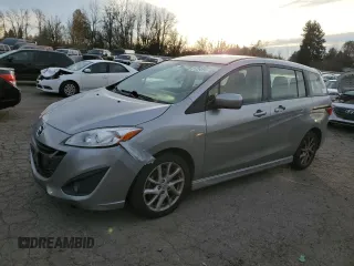 2012 Mazda 5 Touring with VIN JM1CW2CL0C0125128, listed as a Copart auction lot 81339914 with 141,898 mi miles and Salvage Title. Bid and sale history available at DreamBid. Image 1.