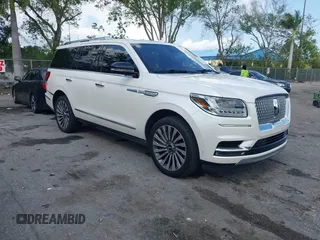 2018 Lincoln Navigator Reserve with VIN 5LMJJ2LT7JEL07827, listed as a IAAI auction lot 41931713 with 96,425 mi miles. Bid and sale history available at carsss.com. Image 1.