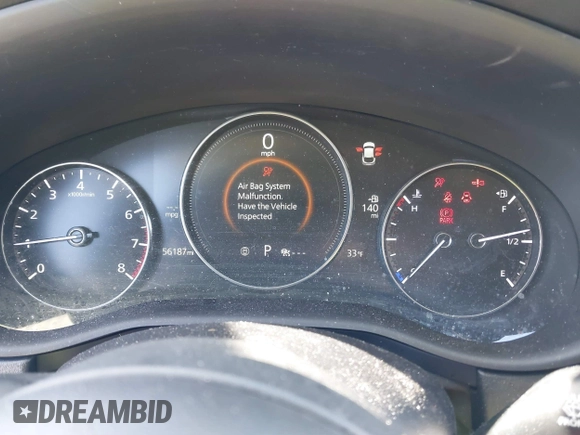 2023 Mazda CX-30 S Preferred z VIN 3MVDMBCM0PM505056, wystawiony jako IAAI lot #41647117 z przebiegiem 56 187 mil mil oraz . Historia ofert i sprzedaży dostępna na DreamBid. Obrazek 7.
