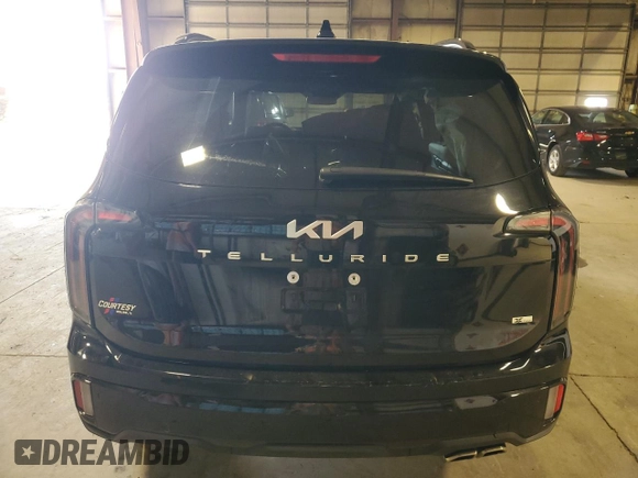 2024 Kia Telluride SX X-Line с VIN 5XYP5DGC3RG461577, выставлен на аукционе Copart как лот 60151515 с пробегом 6 609 миль миль и Списание • Salvage title. История ставок и продаж доступна на DreamBid. Изображение 6.
