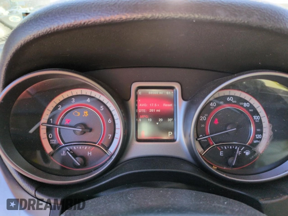 2018 Dodge Journey Crossroad with VIN 3C4PDDGG2JT467065, listed as a Copart auction lot 52802585 with 88,560 mi miles and Salvage Title. Bid and sale history available at DreamBid. Image 9.