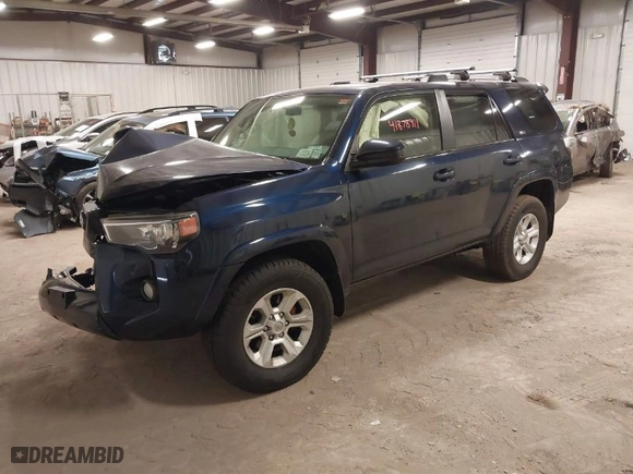 2019 Toyota 4Runner SR5 with VIN JTEBU5JR2K5698426, listed as a IAAI auction lot 41878911 with 177,360 mi miles. Bid and sale history available at carsss.com. Image 2.