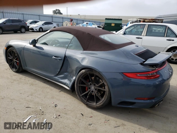 2017 Porsche 911 Carrera S with VIN WP0CB2A95HS154753, listed as a Copart auction lot 42679694 with 87,573 mi miles. Bid and sale history available at carsss.com. Image 2.