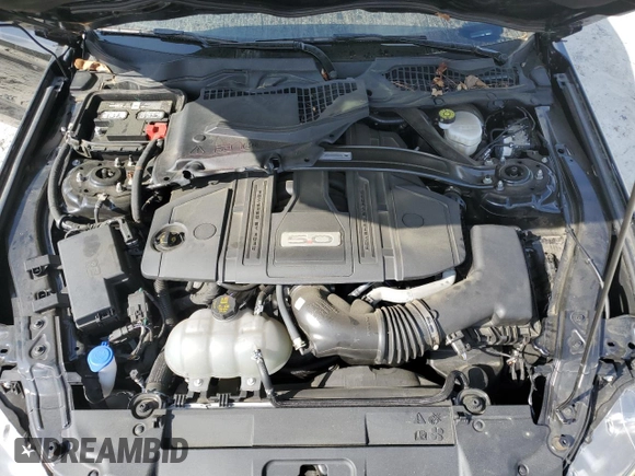 2022 Ford Mustang GT Premium with VIN 1FATP8FF6N5134367, listed as a Copart auction lot 51939385 with 18,580 mi miles and Salvage Title. Bid and sale history available at carsss.com. Image 11.