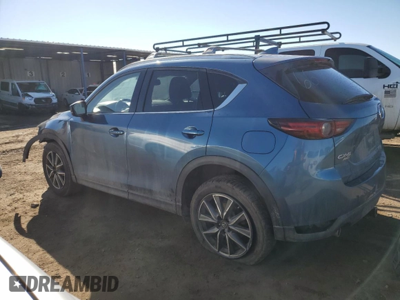 2018 Mazda CX-5 Grand Touring with VIN JM3KFBDM9J0323388, listed as a Copart auction lot 47628135 with 102,098 mi miles and Salvage Title. Bid and sale history available at carsss.com. Image 2.