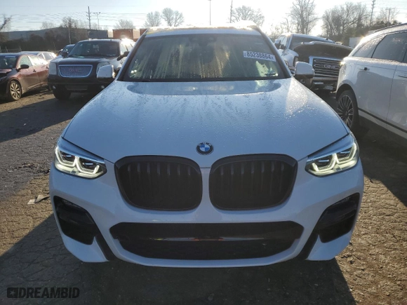 2021 BMW X3 M40i with VIN 5UXTY9C06M9D84469, listed as a Copart auction lot 85238864 with 32,092 mi miles and Salvage Title. Bid and sale history available at carsss.com. Image 5.