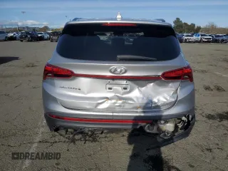 2021 Hyundai Santa Fe SE with VIN 5NMS14AJ1MH360663, listed as a Copart auction lot 49719515 with 24,028 mi miles and Non Repairable. Bid and sale history available at carsss.com. Image 6.