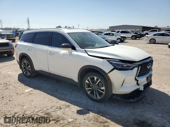 2023 Infiniti QX60 Luxe с VIN 5N1DL1FR5PC373348, выставлен на аукционе Copart как лот 52145535 с пробегом 32 357 миль миль и Чистый • Clean title. История ставок и продаж доступна на DreamBid. Изображение 4.