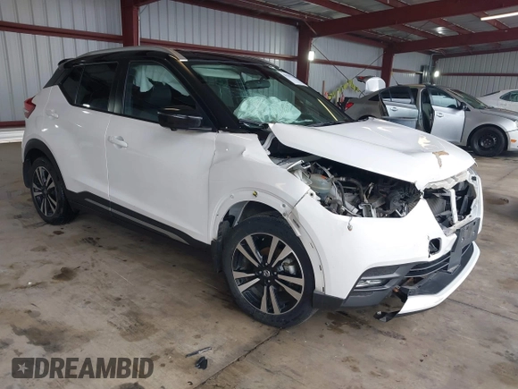 2020 Nissan Kicks SR with VIN 3N1CP5DV4LL555345, listed as a IAAI auction lot 41583234 with 68,864 mi miles and . Bid and sale history available at DreamBid. Image 1.