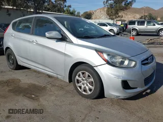 2012 Hyundai Accent GS with VIN KMHCT5AE1CU056775, listed as a IAAI auction lot 41139164 with 222,905 mi miles. Bid and sale history available at carsss.com. Image 1.