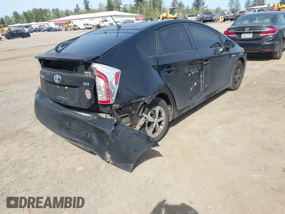 2015 Toyota Prius Four with VIN JTDKN3DU8F1984610, listed as a IAAI auction lot 42165175 with 128,803 mi miles and . Bid and sale history available at DreamBid. Image 4.