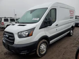 2020 Ford Transit Cargo with VIN 1FTBR2C85LKA39378, listed as a Copart auction lot 86357854 with 54,809 mi miles and Salvage Title. Bid and sale history available at carsss.com. Image 1.