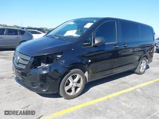 2017 Mercedes-Benz Metris Passenger Van with VIN WD4PG2EE1H3299380, listed as a IAAI auction lot 41750882 with 117,833 mi miles. Bid and sale history available at carsss.com. Image 2.