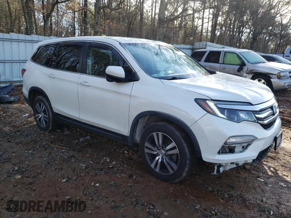 2017 Honda Pilot EX with VIN 5FNYF6H35HB105276, listed as a Copart auction lot 42633045 with 178,038 mi miles and Salvage Title. Bid and sale history available at DreamBid. Image 4.
