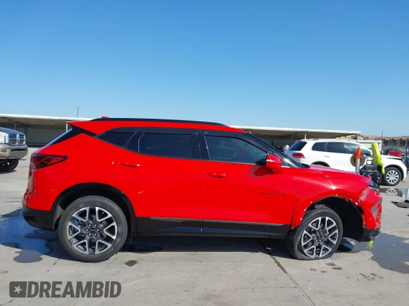 2023 Chevrolet Blazer RS with VIN 3GNKBERS5PS199772, listed as a IAAI auction lot 41956515 with 42,291 mi miles and . Bid and sale history available at DreamBid. Image 14.