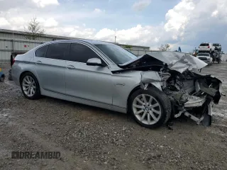 2014 BMW 5 Series 535i xDrive with VIN WBA5B3C5XED537318, listed as a Copart auction lot 55570655 with Not provided miles and Non repairable. Bid and sale history available at DreamBid. Image 4.