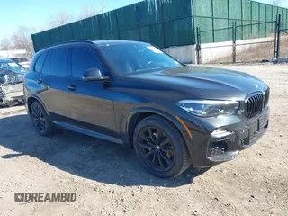 2019 BMW X5 xDrive40i with VIN 5UXCR6C57KLL08098, listed as a IAAI auction lot 41877557 with 52,980 mi miles and . Bid and sale history available at DreamBid. Image 1.