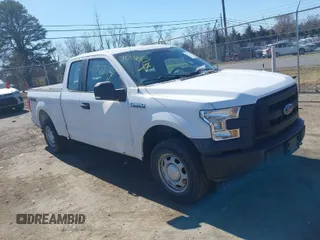 2017 Ford F-150 XL with VIN 1FTEX1E85HKD62198, listed as a IAAI auction lot 41777187 with 162,417 mi miles. Bid and sale history available at carsss.com. Image 1.