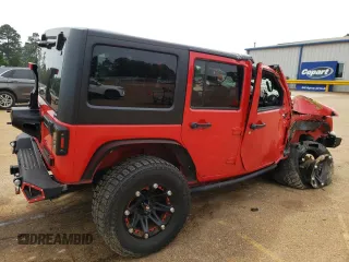 2018 Jeep Wrangler JK Unlimited Sport S with VIN 1C4HJWDG7JL875196, listed as a Copart auction lot 48335044 with 0 mi miles and Salvage Title. Bid and sale history available at carsss.com. Image 3.