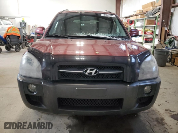 2007 Hyundai Tucson GL with VIN KM8JM72D47U552570, listed as a Copart auction lot 78633594 with 238,375 mi miles and Clean Title. Bid and sale history available at carsss.com. Image 5.