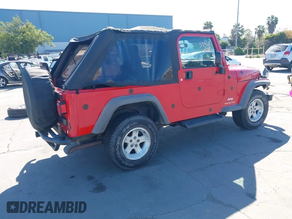 2005 Jeep Wrangler Unlimited with VIN 1J4FA44S65P324248, listed as a IAAI auction lot 42235190 with 86,971 mi miles and . Bid and sale history available at DreamBid. Image 4.