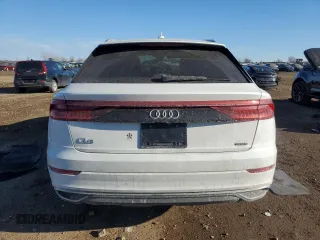 2023 Audi Q8 Premium with VIN WA1AVBF1XPD024739, listed as a Copart auction lot 88641505 with 21,585 mi miles and Salvage title. Bid and sale history available at DreamBid. Image 6.
