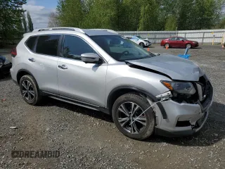 2018 Nissan Rogue SV with VIN 5N1AT2MV9JC745208, listed as a Copart auction lot 54976985 with 101,352 mi miles and Salvage Title. Bid and sale history available at DreamBid. Image 4.