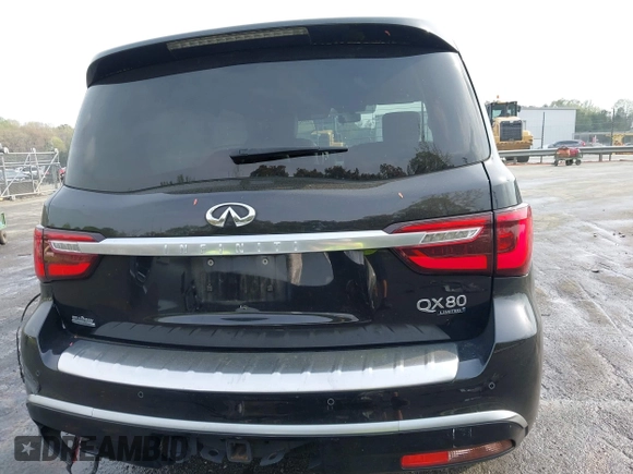 2019 Infiniti QX80 LUXE with VIN JN8AZ2NE7K9238439, listed as a IAAI auction lot 41961424 with Not Provided miles. Bid and sale history available at carsss.com. Image 16.