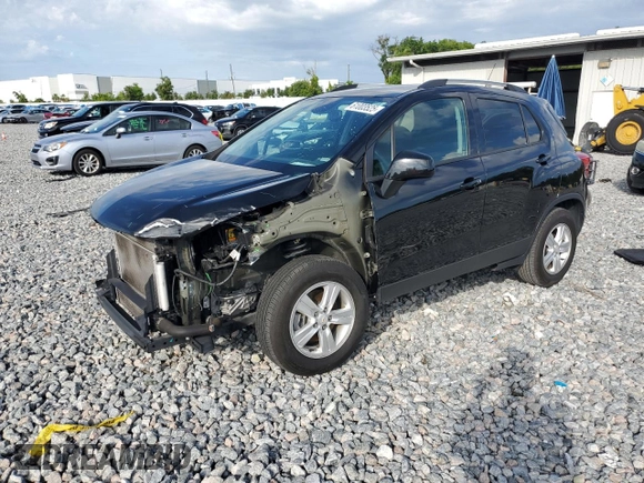 2021 Chevrolet Trax LT z VIN KL7CJLSB2MB317666, wystawiony jako Copart lot #61003525 z przebiegiem 75 754 mil mil oraz Nie do naprawy • Non repairable. Historia ofert i sprzedaży dostępna na DreamBid. Obrazek 1.