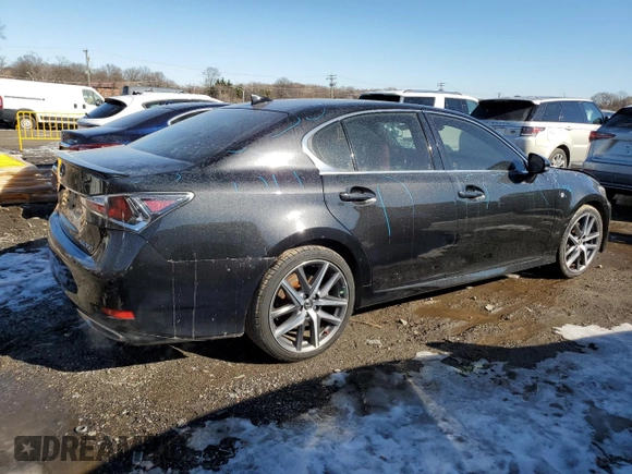 2016 Lexus GS 350 with VIN JTHBZ1BL6GA005055, listed as a Copart auction lot 89324625 with 97,112 mi miles and Salvage Title. Bid and sale history available at carsss.com. Image 3.