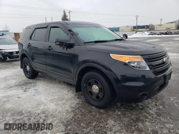 2014 Ford Utility Police Interceptor with VIN 1FM5K8AR5EGC38349, listed as a Copart auction lot 86513584 with 65,099 mi miles and Salvage Title. Bid and sale history available at carsss.com. Image 4.