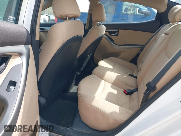 2013 Hyundai Elantra GLS z VIN 5NPDH4AE7DH328536, wystawiony jako IAAI lot #42138081 z przebiegiem 105 199 mil mil oraz . Historia ofert i sprzedaży dostępna na DreamBid. Obrazek 8.